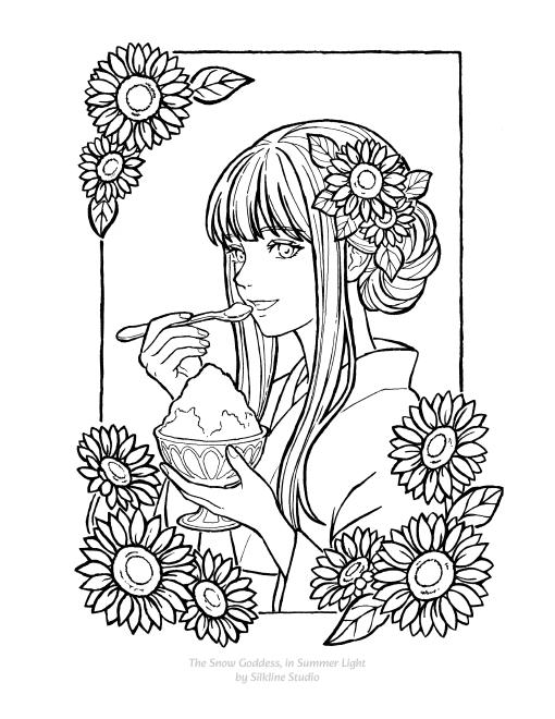 ⅩⅩⅤ. The Snow Goddess, in Summer Light