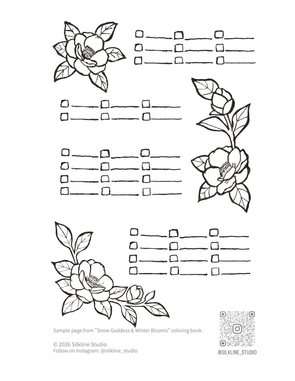 Color test page — alcohol marker swatches